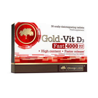 OlimpLabs Gold-Vit D3 4000IU Fast N30