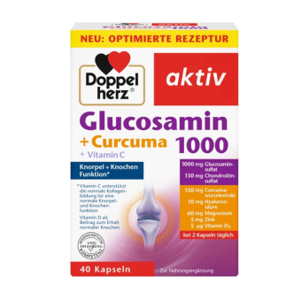 Doppelherz Aktiv Glükosamiin 1000 + kurkum + vitamiin C N40