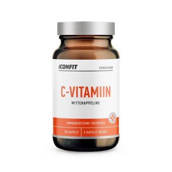 ICONFIT C vitamiin (mittehappeline), 800mg 90 Kapslid