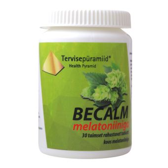 Tervisepüramiid BeCalm melatoniini tabletid N30