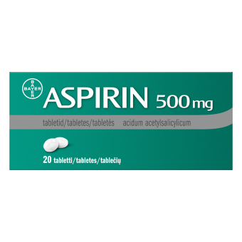 ASPIRIN TBL 500MG N20