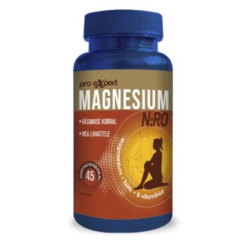 Pro Expert Magnesium NRO apelsinimaitselised närimistabletid N45