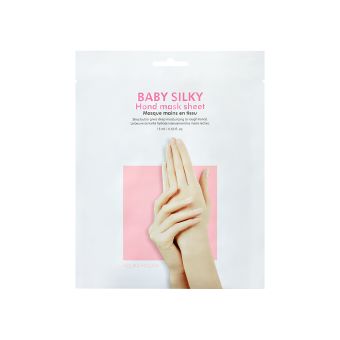 Holika Holika Pehmendav kätemask Baby Silky Hand Mask Sheet 15 ml