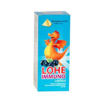 Tervisepüramiid Lohe Immuno Echinacea siirup lastele 150 ml