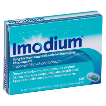 Imodium kõvakaps. 2MG N6