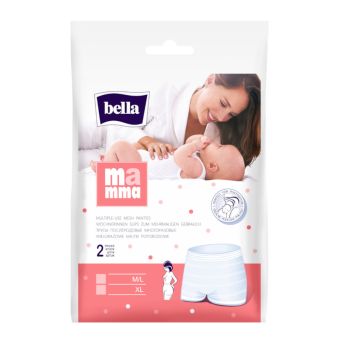 Bella Mamma korduvkasutatavad sünnitusjärgsed aluspüksid M/L N2
