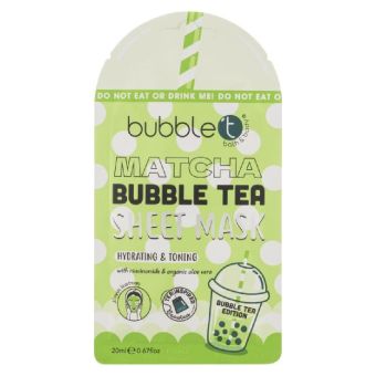Bubble-T тканевая маска для лица с матча 20 мл