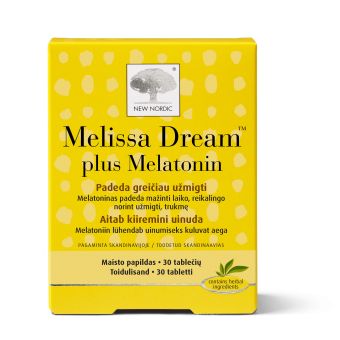 New Nordic Melissa Dream plus Melatonin N30