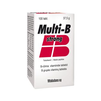 Multi-B Strong õhukese polümeerkattega tabletid N100