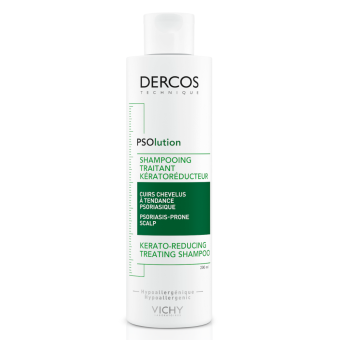 Vichy Dercos Psolution Kerato reguleeriv šampoon 200 ml