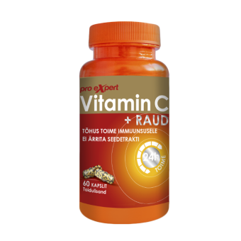 Pro Expert Vitamin C + Raud kapslid N60