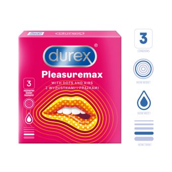 Durex Pleasuremax kondoomid N3