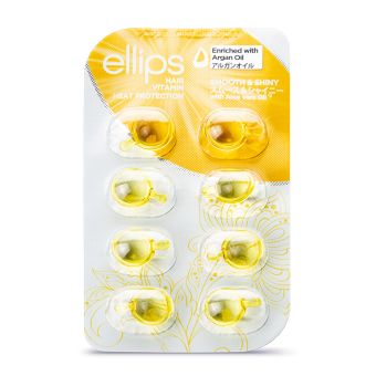 ELLIPS Smooth & Shiny витамины для наружнего применения для объёма и гладкости волос N8 1 мл